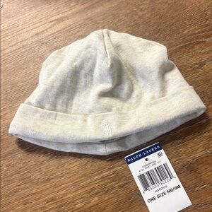 Off white Polo Ralph Lauren hat baby NB-9M